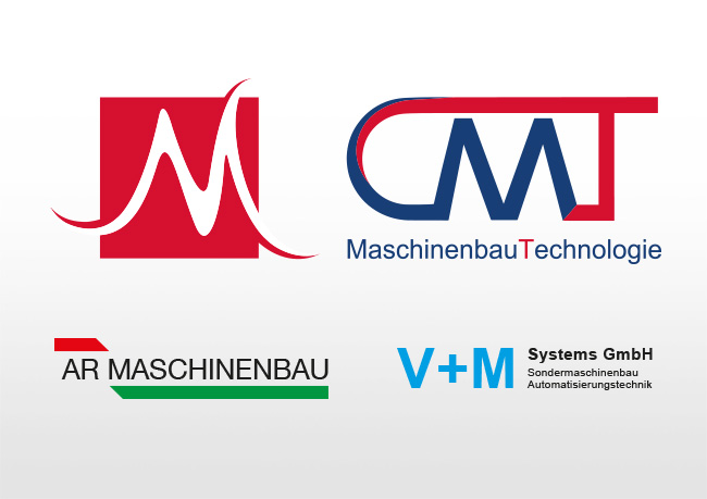 Logo der Firma CM-Tec; AR-Maschinenbau und V+M Systems